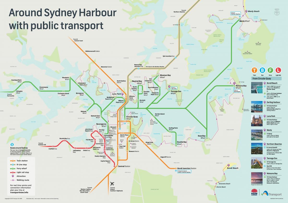 транспортная карта Сиднея